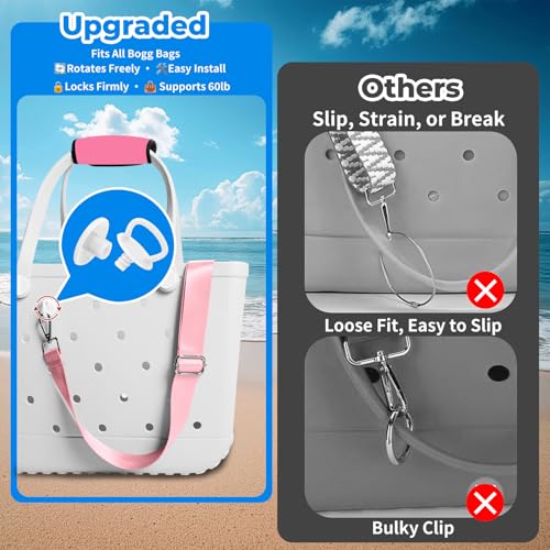Image of Strap Wrap Clips Buttons Charm Accessories for Bogg Bag