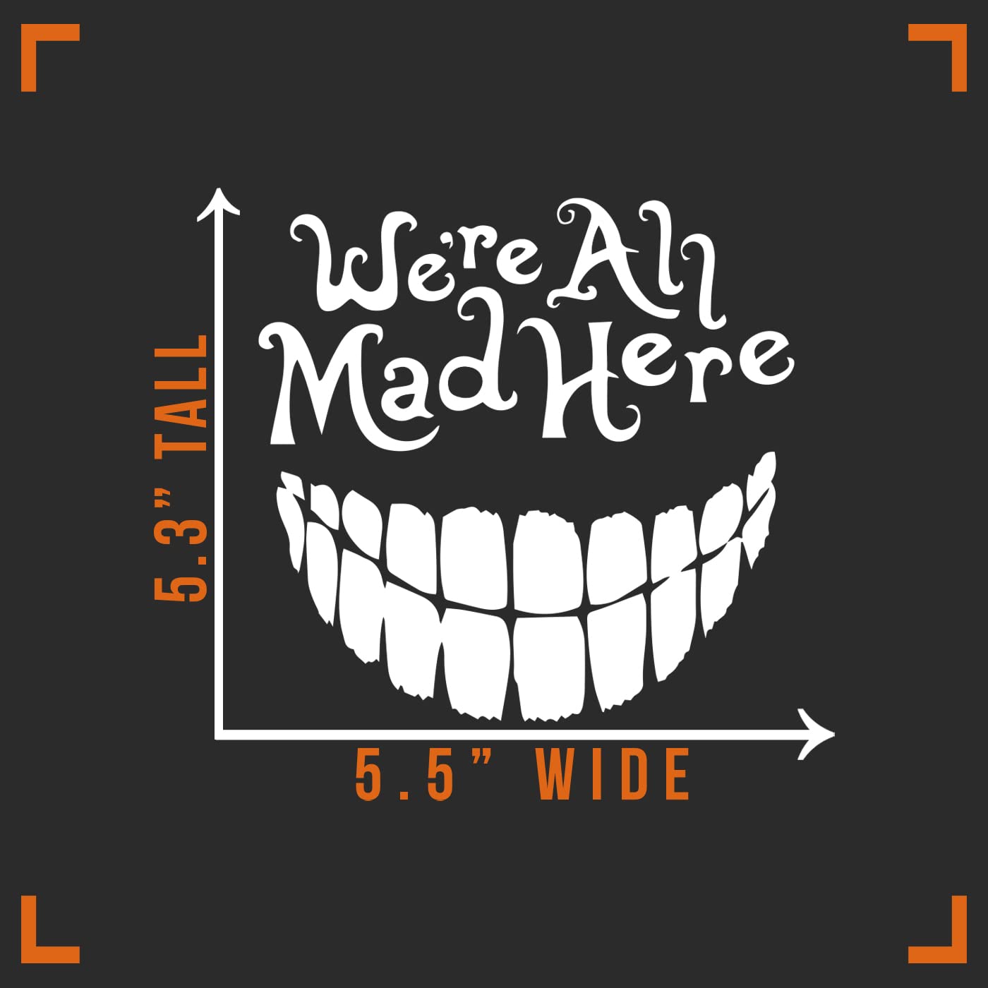 Mad Bumper Sticker Vinyl Decal - 5 Inch, Durable & Waterproof For Car, Laptop, Walls - View #7