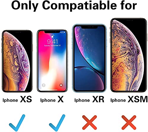 Image of VONZEE Microfiber Logo Cut Compatible for iPhone X & iPhone Xs Case Liquid Silicone Cases Non-Slip Full Body 4 Layer Protectives Shockproof Back with High Raised Camera Lips Sand Pink