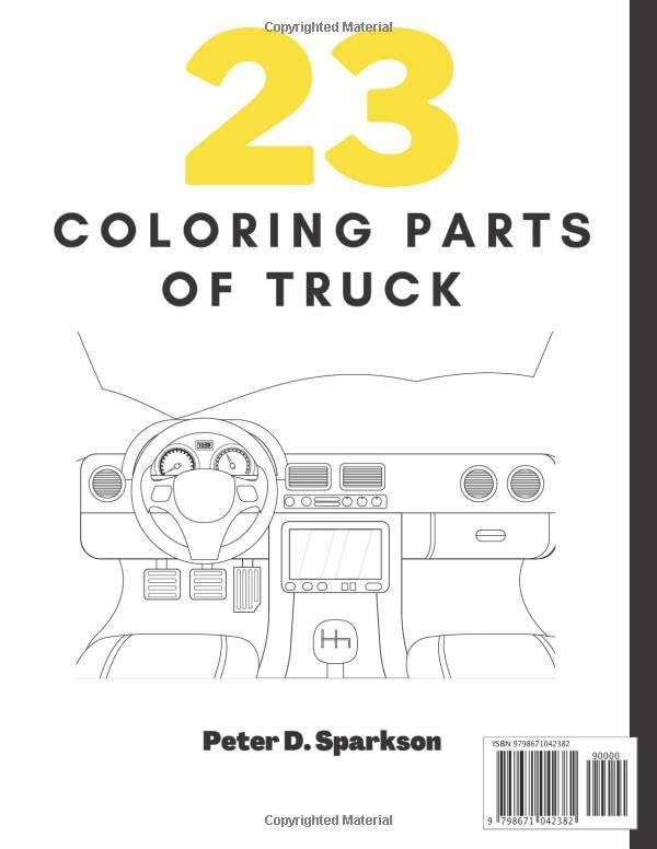 Monster Truck Coloring Book For Kids: The Best Gift For Kids, 24 Special Muscle Truck Activity Books And 20 Coloring Parts Of Truck image 2