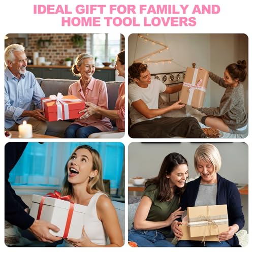 image for TVERIM Tool Set- 412 Piece Home Repair/Auto Tool Kit, Storage Organize