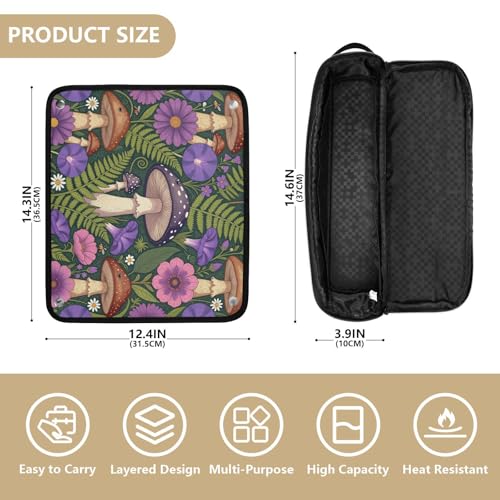 Bolsa de viaje para herramientas de cabello resistente al calor miniatura 4