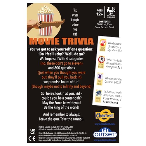 Juego de Mesa Movie Trivia Party Game miniatura 3