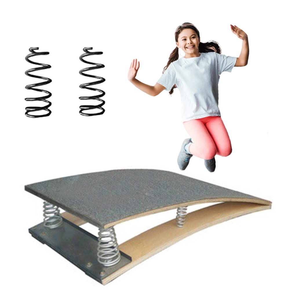 Tremplin de saut en bois robuste pour gymnastique junior