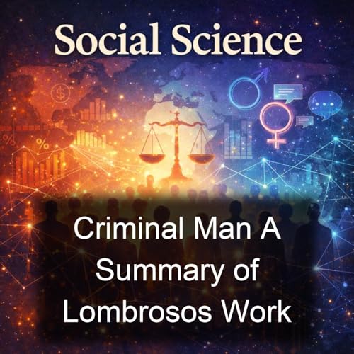 Couverture de Criminal Man A Summary of Lombrosos Work