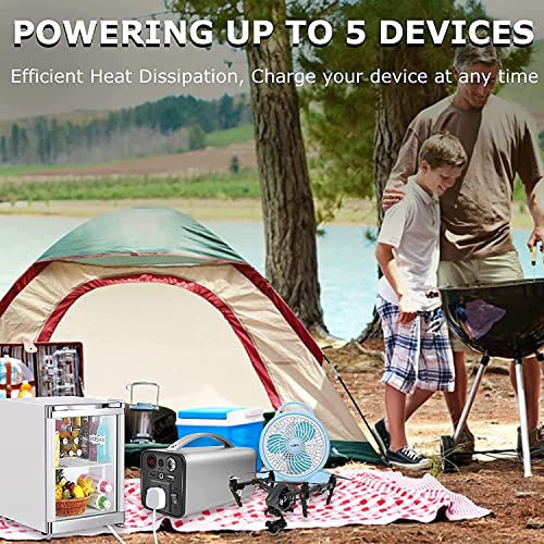 JZTOL 50000Mah Solar Generator With AC Outlet, Portable Power Station 180Wh Backup Lithium Battery - Image 4