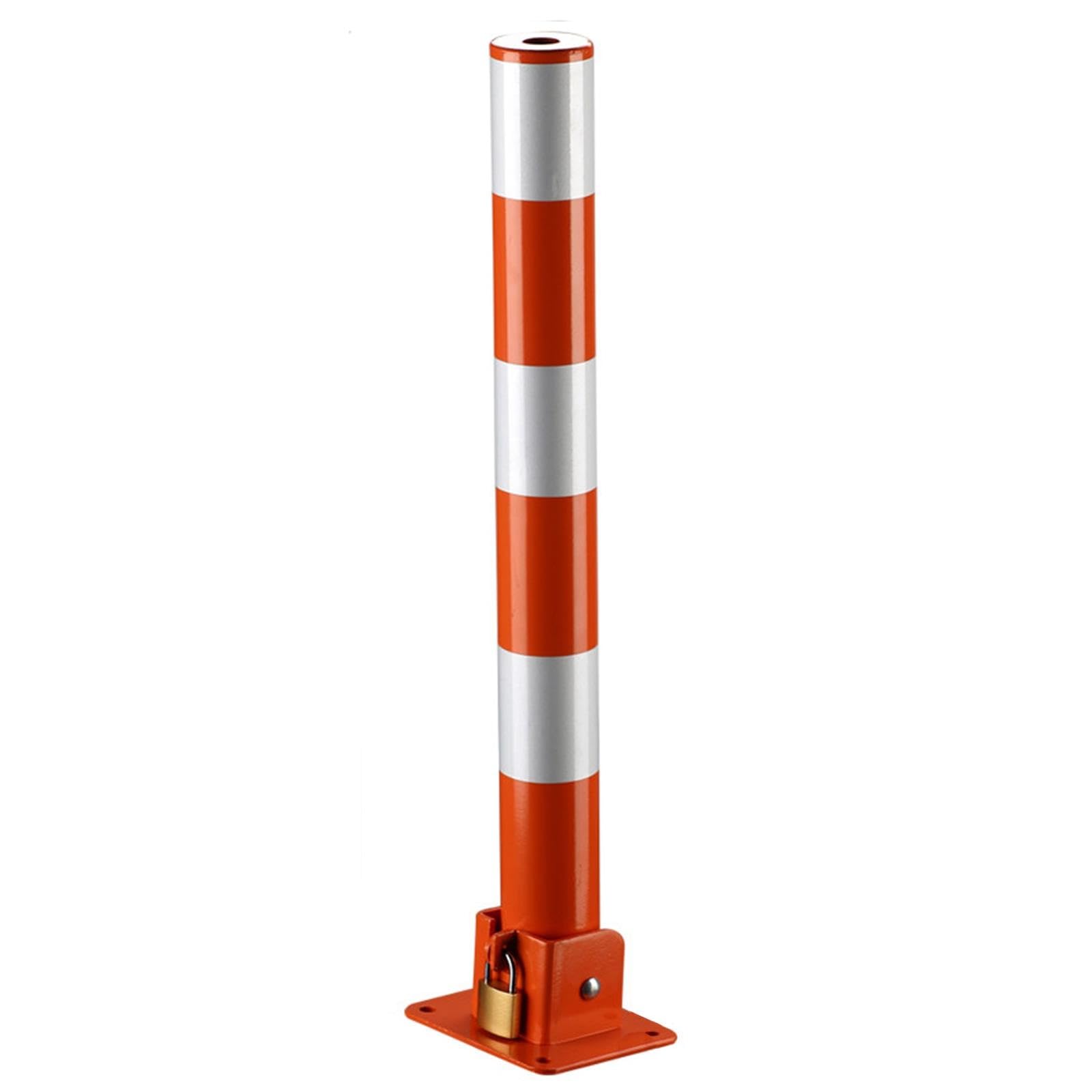 Postes de Barrera Plegable, Resistente y Cerradura Bolardos Parking