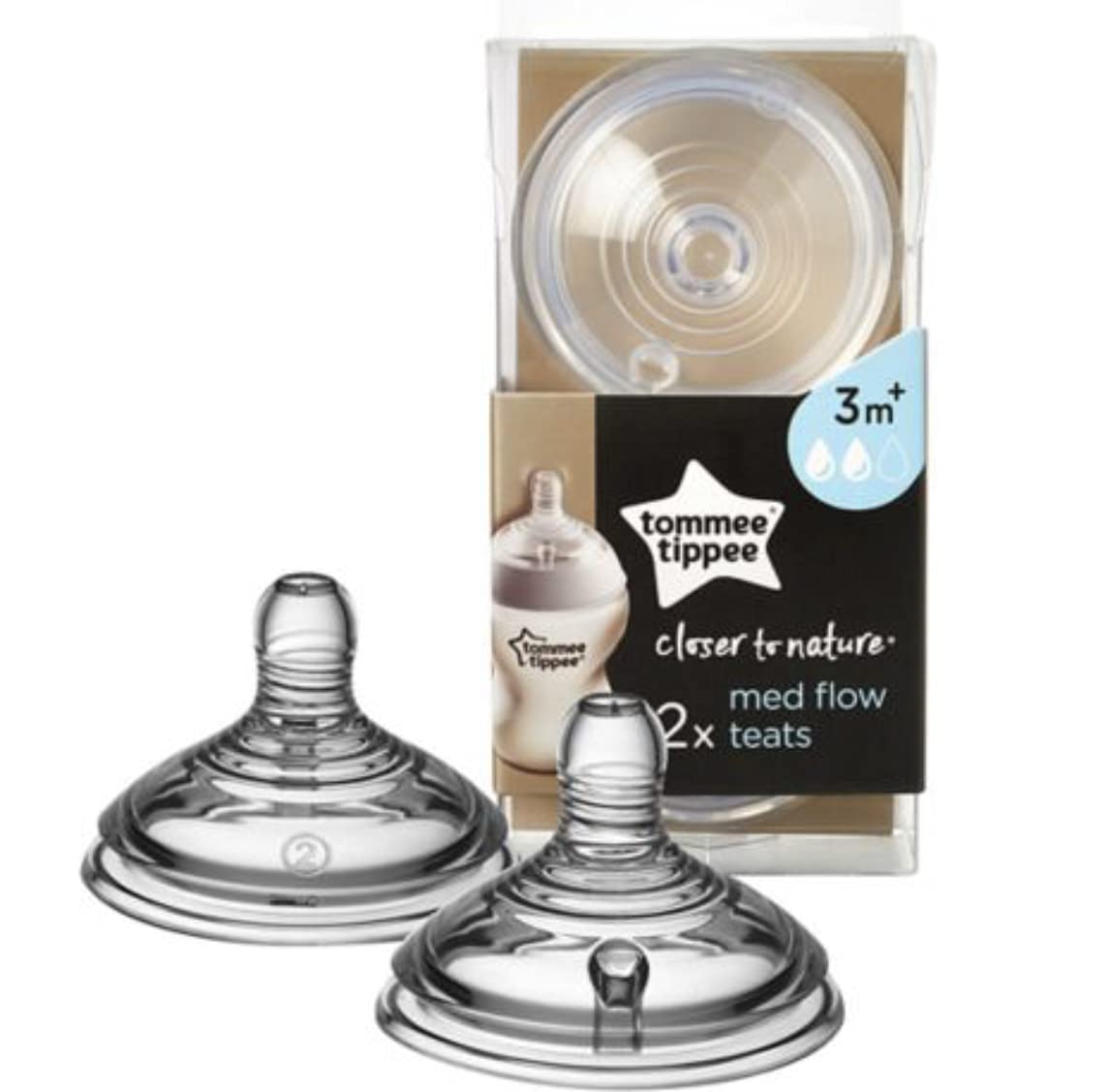 TT CTN Medium Flow Teats X2