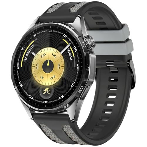 ���v�o���h22mm Huawei Watch GT6 Pro/GT6/GT5/GT4/GT3 46mm/Ultimate 2/1 �Ή� �N�C�b�N�����[�X�� �V���R����22mm�x���g Amazfit bip 6/GTR 4/Garmin Venu4 45mm