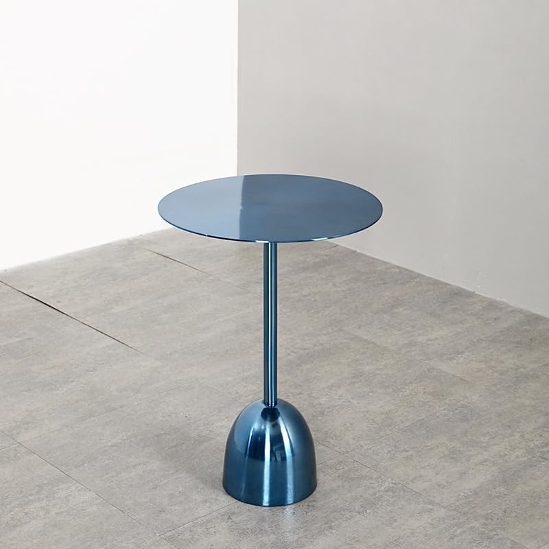 Table basse en acier inoxydable petite table d'appoint de salon moderne