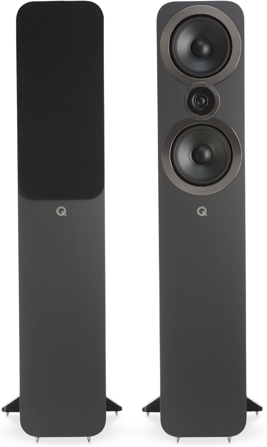 Q Acoustics 3050i Floorstanding Speakers Graphite Gray Pair