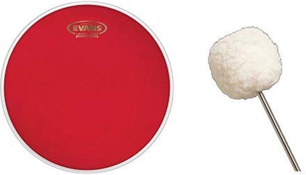 Evans Hydraulic Red Bass Drum Head, 22" with Vater VBVB