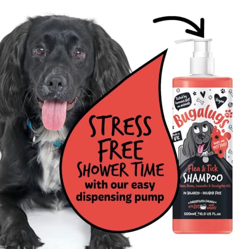 Bugalugs Hundeshampoo Flöhe & Zecken 500 ml mit Neemöl