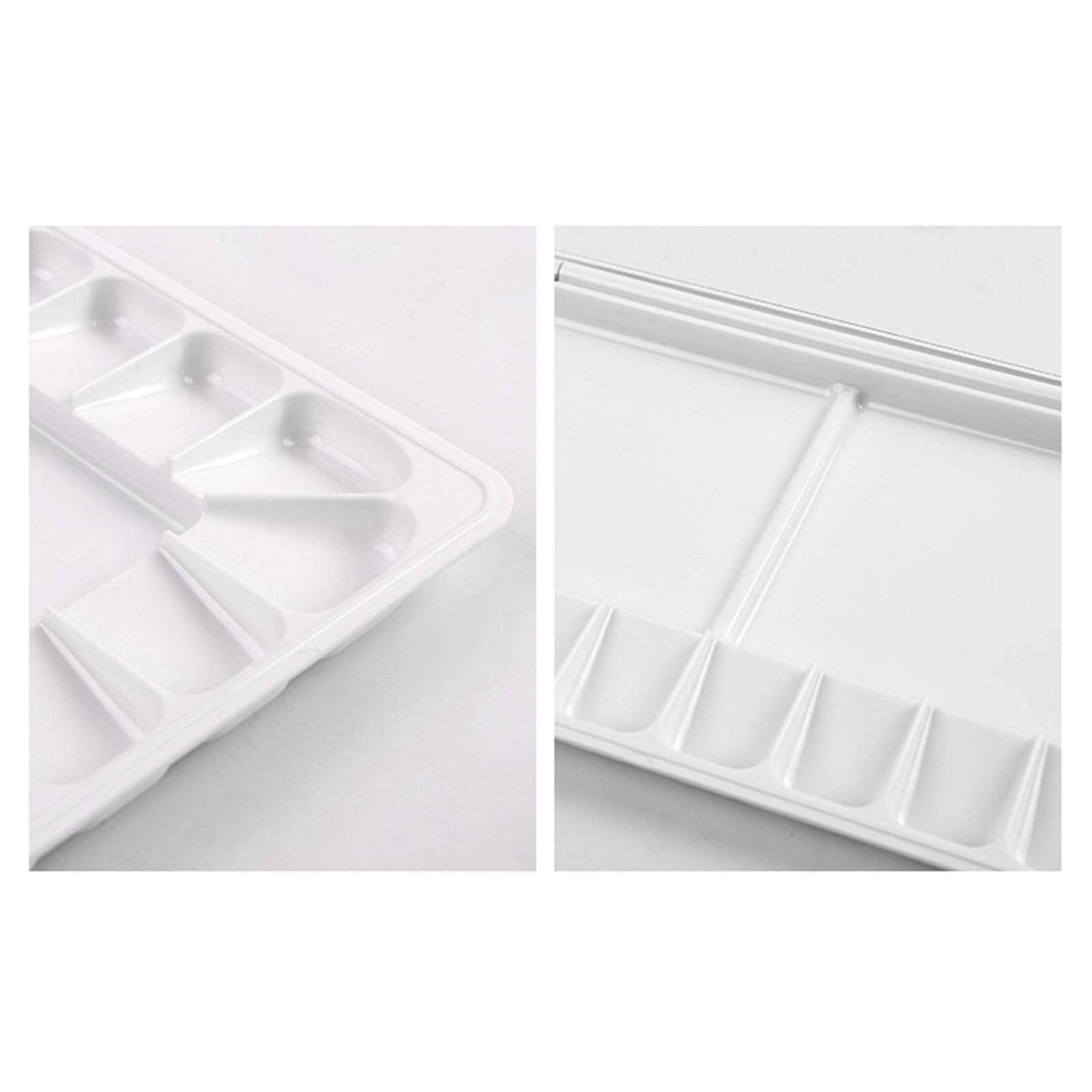 CHENGZI 18-panel watercolor palette with flip top moisturizing palette, White - Image 3
