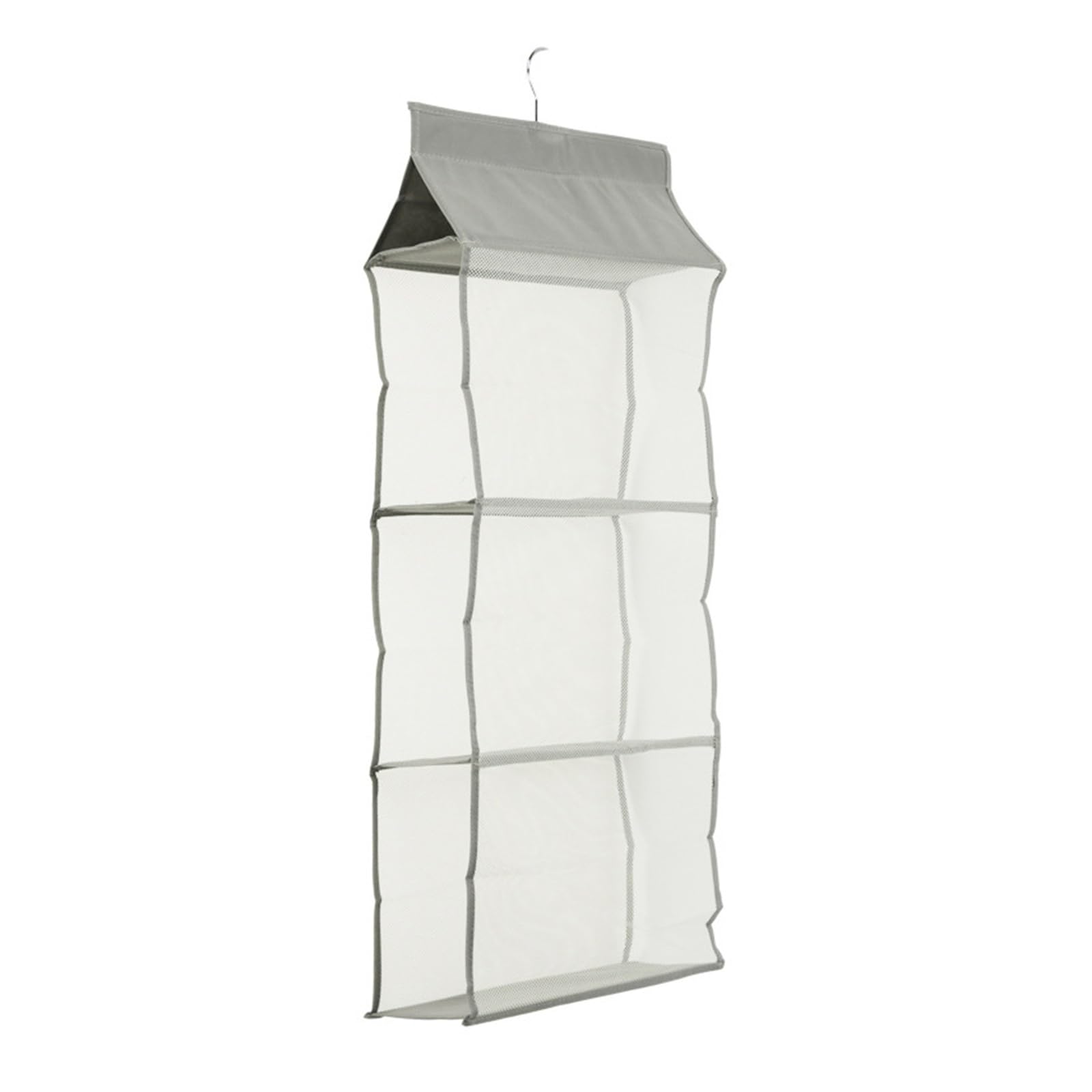 Hanging Shelves Closet Purse Organizer Hanging Handbag For(Grigio.)