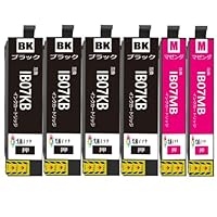 IB07KBブラック インクカートリッジ 4個セット Amazon.co.jp: エプソン 純正 インクカートリッジ IB07KB