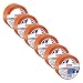 Produktbild tesa Putzband 4843 Winterband - 6er Pack - Abdeckband für Putz- und Malerarbeiten bei niedrigen Temperaturen - zum Abkleben und Abdecken - orange - je 50 m x 25 mm