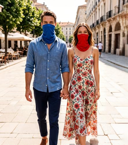 Image of Fishing Neck Gaiter, Sun Protection Face Mask, Cooling Neck Shield Scarf Cycling Balaclava Bandana for Men and Women