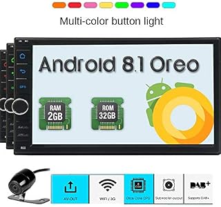 Android Double Din Car Stereo System Bluetooth GPS Navigation 2 Din Car in