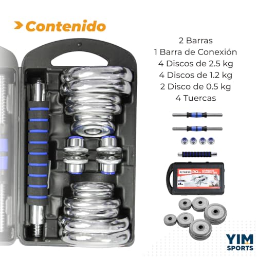 Encuentra la mejor selección de Set pesas 50kg que puedes comprar esta semana. 3 Imagen adicional
