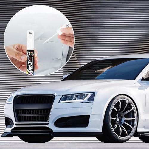 Image of Car Scratch Remover Touch Up Paint Pen Automotive Car Paint Pen 2 In 1 Car Paint Scratch Repair for Deep Scratches Special-Purpose Car Paint (Classic-White)