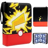ultima medalla pokemon let's go 【 MATERIA EVA DE ALTA CALIDAD 】 Sus tarjetas coleccionables no se caerán accidentalmente. El material principal de las fundas transparentes es polipropileno transparente, calidad duradera, libre de ácido, impermeable, súper resistente, para que las tarjetas no se doblen, proteja su tarjeta de decoloración y manchas. Hecho de tela PU impermeable de alta calidad, la cremallera cerrada en el exterior protege su tarjeta Juego de golpes y caídas, la carcasa exterior es fácil de limpiar