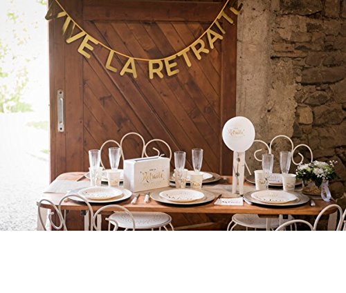 Ballon aluminium vive la retraite