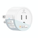 Matter Smart Plug H𝗼𝗺𝗲𝗸𝗶𝘁 S𝘂𝗽𝗽𝗼𝗿𝘁𝗲𝗱 H𝘂𝗯 R𝗲𝗾𝘂𝗶𝗿𝗲𝗱&comma; Smart Plugs That Compatible with Alexa & Google Home&comma; WiFi Plug w&sol;Remote Control&comma; Timer & Schedule 2&period;4GHz Wi-Fi