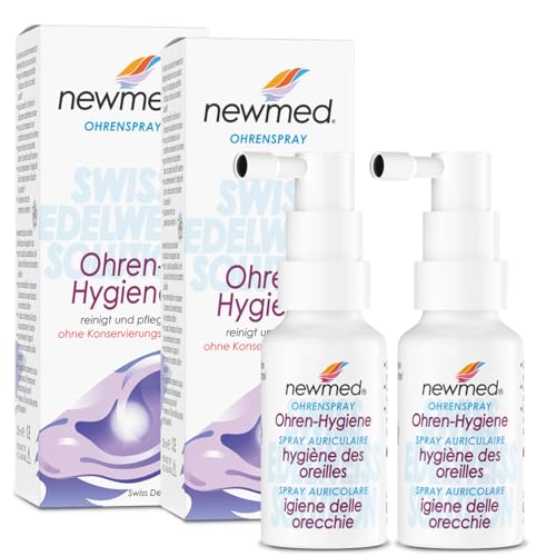newmed Ohrenspray SPARPACK - zur Behandlung von Ohrenschmalzpfropfen - Ohrenschmalzpfropfen schnell auflösen - 30 ml