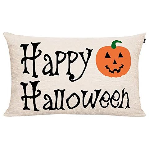 GTEXT Halloween Pumpkin Cushion Cover 20x12 Cover