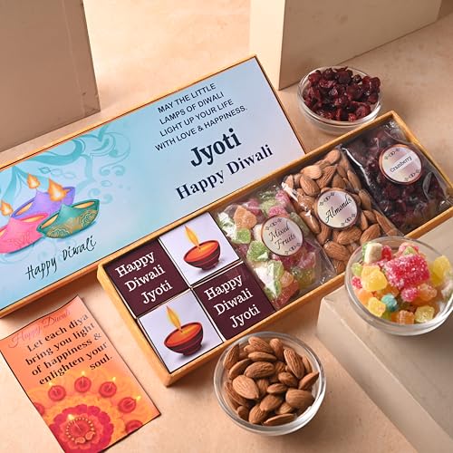 Image of Expelite Personalised Diwali Gift Hamper | 12 Piece Chocolate Box for Diwali | Unique Gift Hampers Under 500