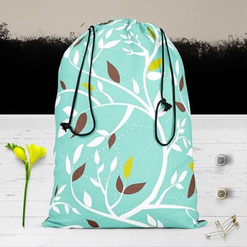 Image of ArtzFolio Branches | Reusable Sack Bag | Bag for Gym, Storage, Vegetable & Travel