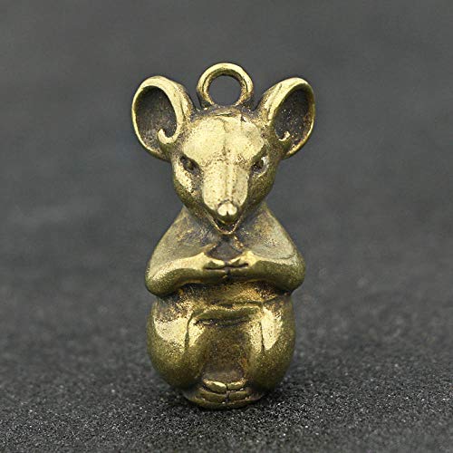 Statue rat en cuivre Kelieqa : art en laiton