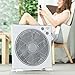 Imagen de ARDES Ventilador Portátil Cuadrado Refrescante de Suelo o Mesa con 5 Aspas y 3 Niveles de Intensidad Rotación 360 Grados y Temporizador Ventilador de Suelo Blanco Box Floor AR5B29