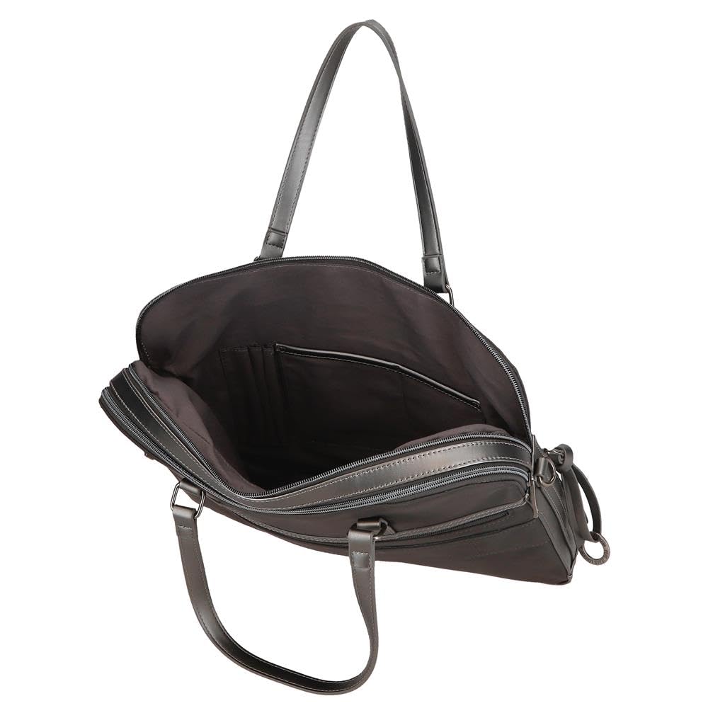 Pepe Jeans Ruby Maletín para Portátil Adaptable Portatil 15,6 pulgadas Gris 40x30x5 cms Poliéster y PU by Joumma Bags