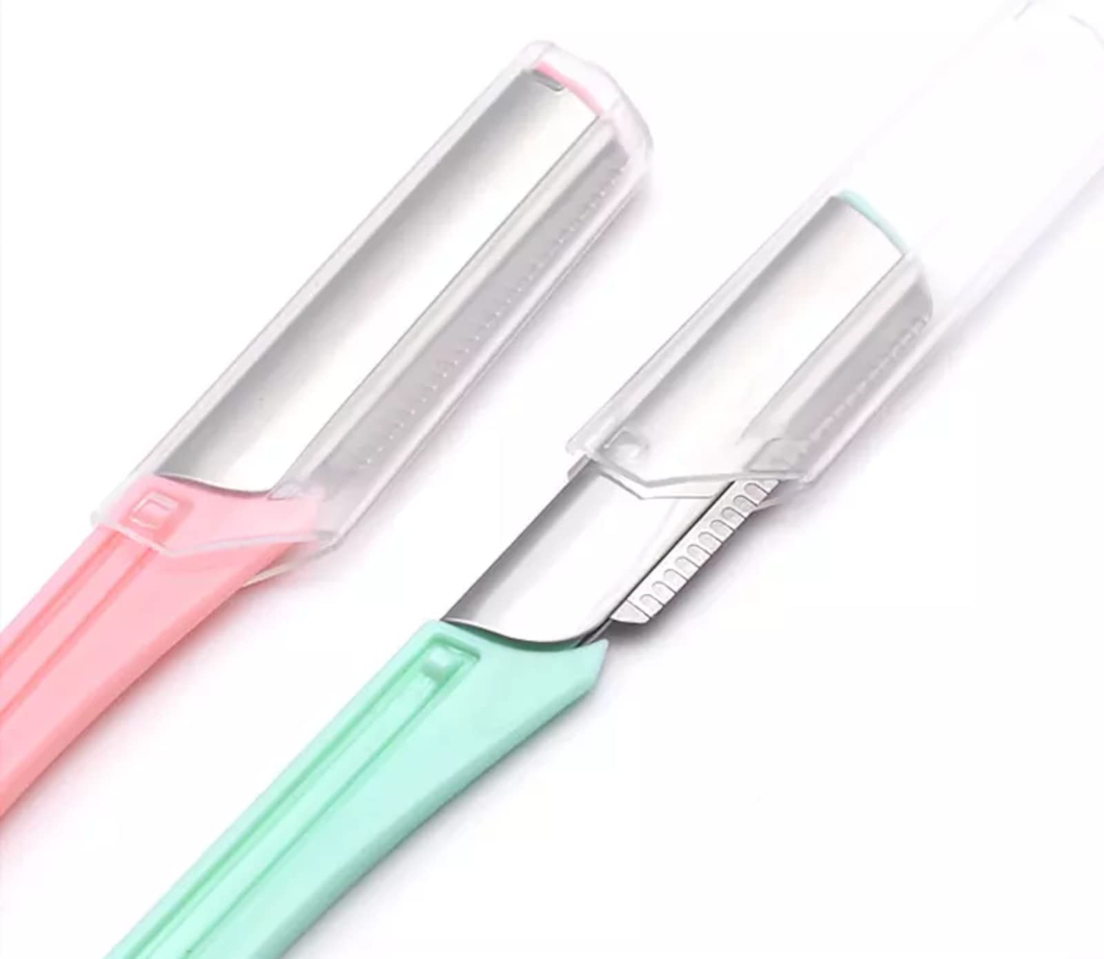 200x Augenbrauenrasierermesser Gesicht Rasiermesser Rasierklingen Beauty Eyebrow Shaper (50x 4er Set)