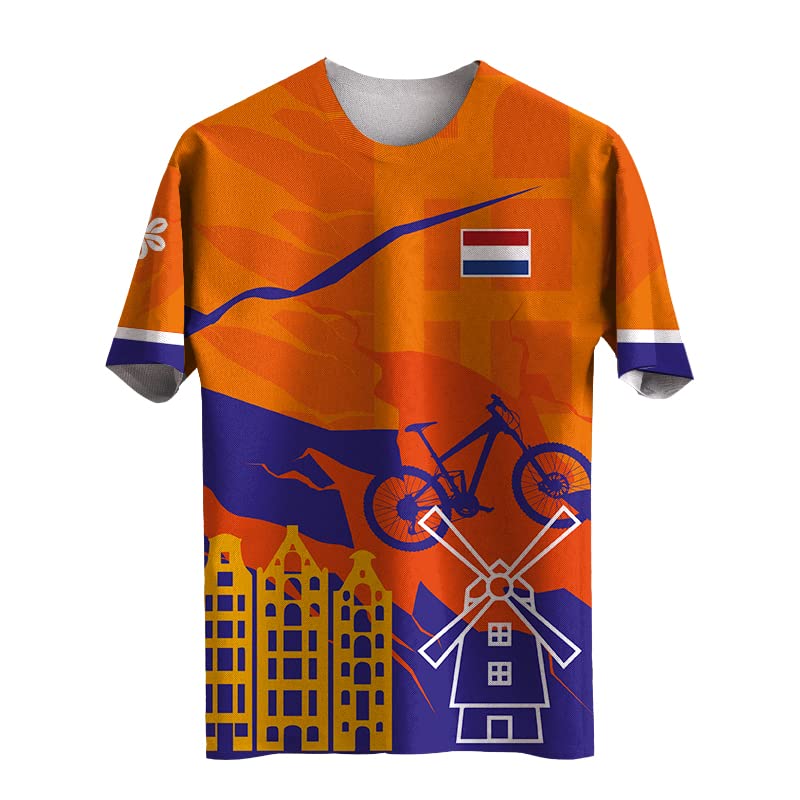 Netherland National Team Soccer Jersey Fan T-Shirt (Large)