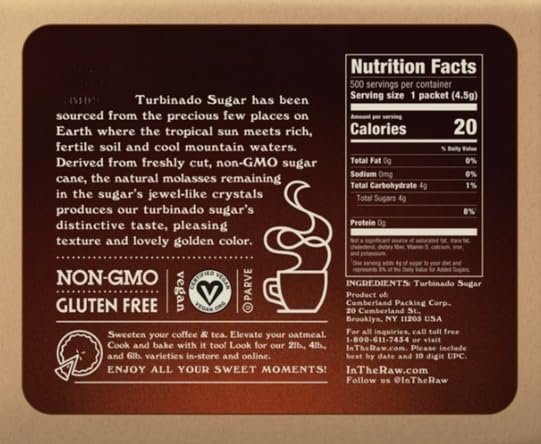 Sugar Turbinado Cane Sugar Packets, 500 ct image 2