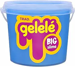 Gelelé Slime Tradicional Big Balde 1,5 Kg Cores Variadas