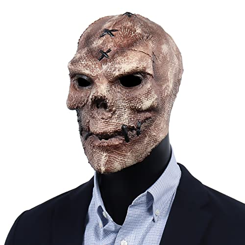 Vmonke Creepy Full Head Skull Mask Halloween Scary Latex Helmet For Cosplay Party Props thumb #2