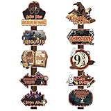 Kriymd 20PCS Magical Wizard Party Directional Signs Magic Movie Sign Decoration Welcome Signs for Birthday Magical Themed Party Decoration Supplies