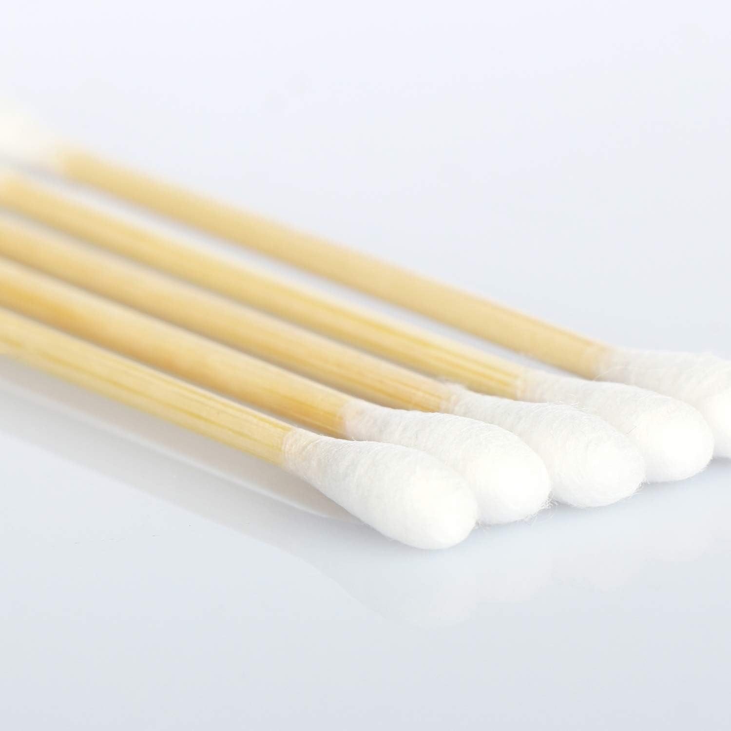 comfour® 1,000 bamboo cotton swabs, environmentally friendly