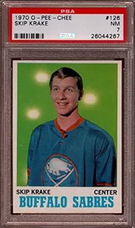 Amazon.com: 1970 O-PEE-CHEE #126 SKIP KRAKE KINGS POP 9 PSA 7 H2317576 ...