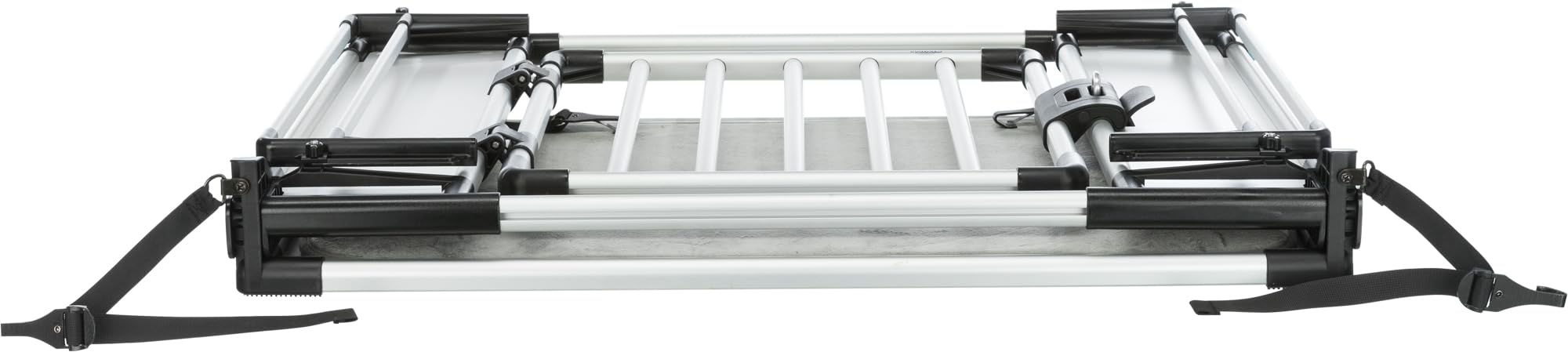 Trixie Universal-Heckgitter für Hunde - Macht den Kofferraum zur Transportbox - Winkel & Seitenteile anpassbar - einfaches Einklappen zur Nutzung des Kofferraumes - 94–114 × 69 × 53 cm - 13201