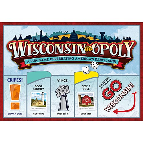 Wisconsin-Opoly Juego de Mesa para 2-6 jugadores miniatura 4