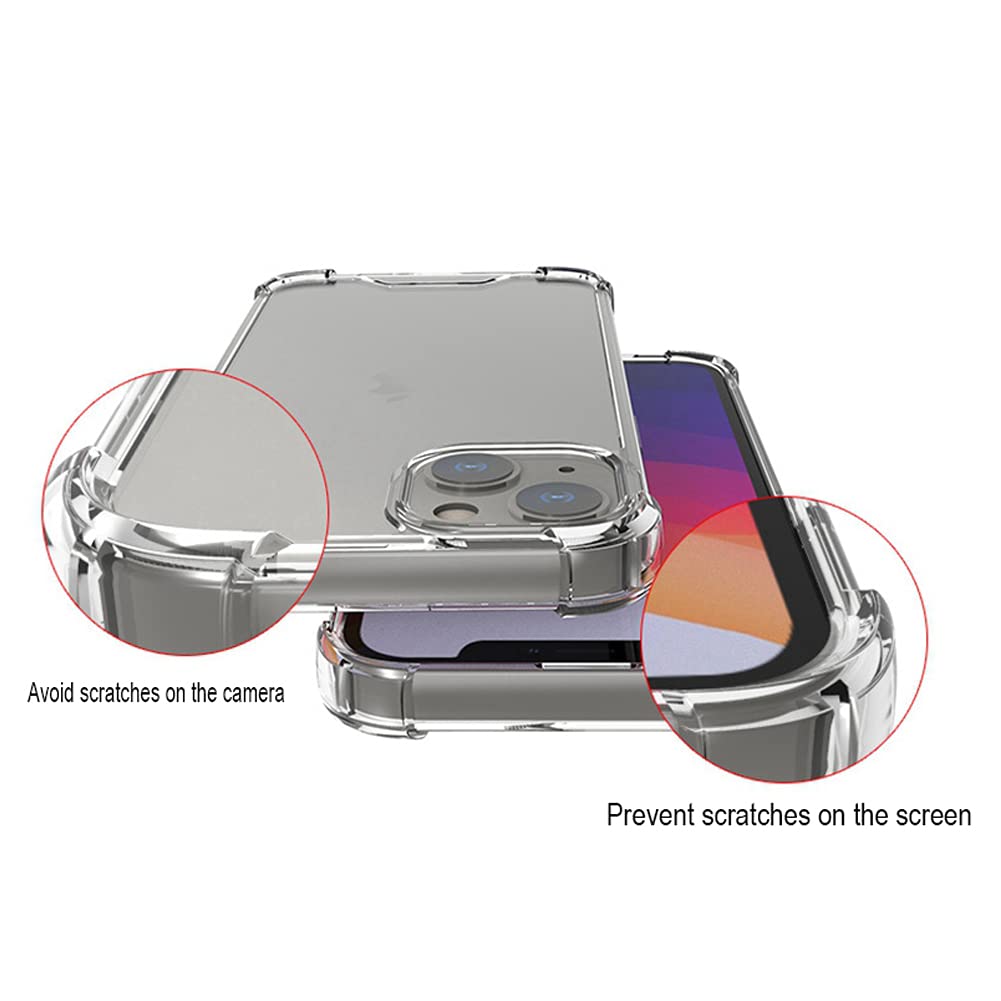 Crystal Clear Cover Per IPhone 13 Mini – Custodia Trasparente Antiurto Con Airbag, Supporto Ricarica Wireless - 4