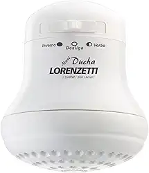 Lorenzetti Chuveiro Elétrico Branco Maxi Ducha, 5500W 110V