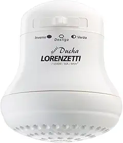 Lorenzetti Chuveiro Elétrico Branco Maxi Ducha, 5500W 110V