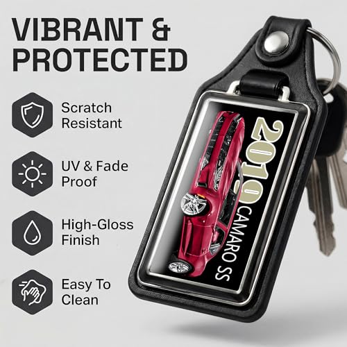 Image of Brotherhood Car Key Chain for Camaro - Classic Models Keychain for Men and Women Gift Key Ring - -