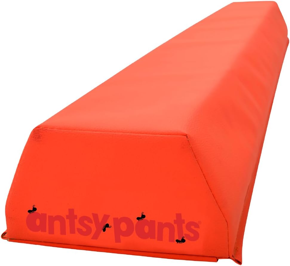 Balance Beam – Portable Gymnastics Beam, Gymnastics Equipment for Home with Anti-Slip Base, Lightweight/Extra Firm, Holds Up to 200lbs, Toddler to Adult Age Orange 4FT